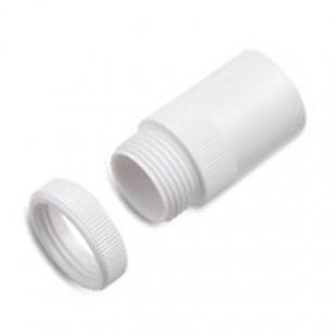 20mm White PVC Conduit Male Adaptor